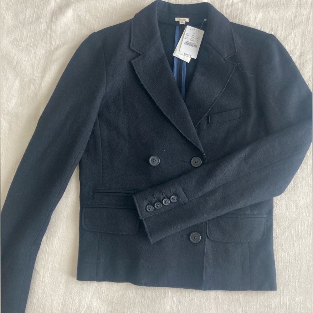 J.Crew Wool Blazer (size 0) NWT